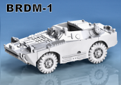 1:100 Scale - BRDM - 1 - Open